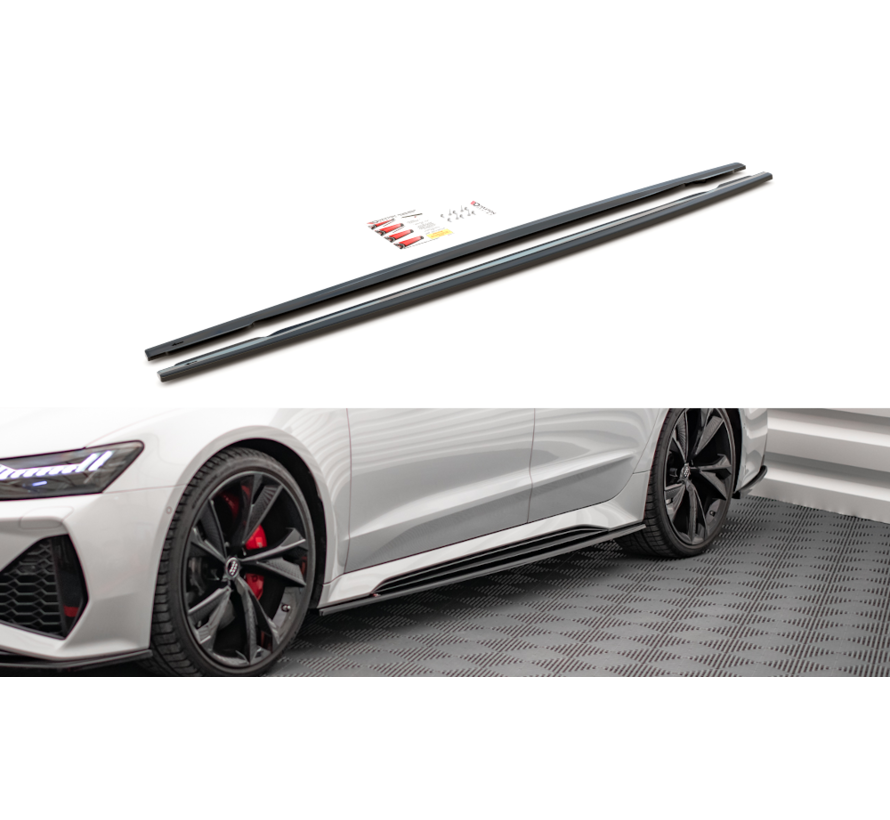 Maxton Design SIDE SKIRTS DIFFUSERS  V.2 Audi RS6 C8