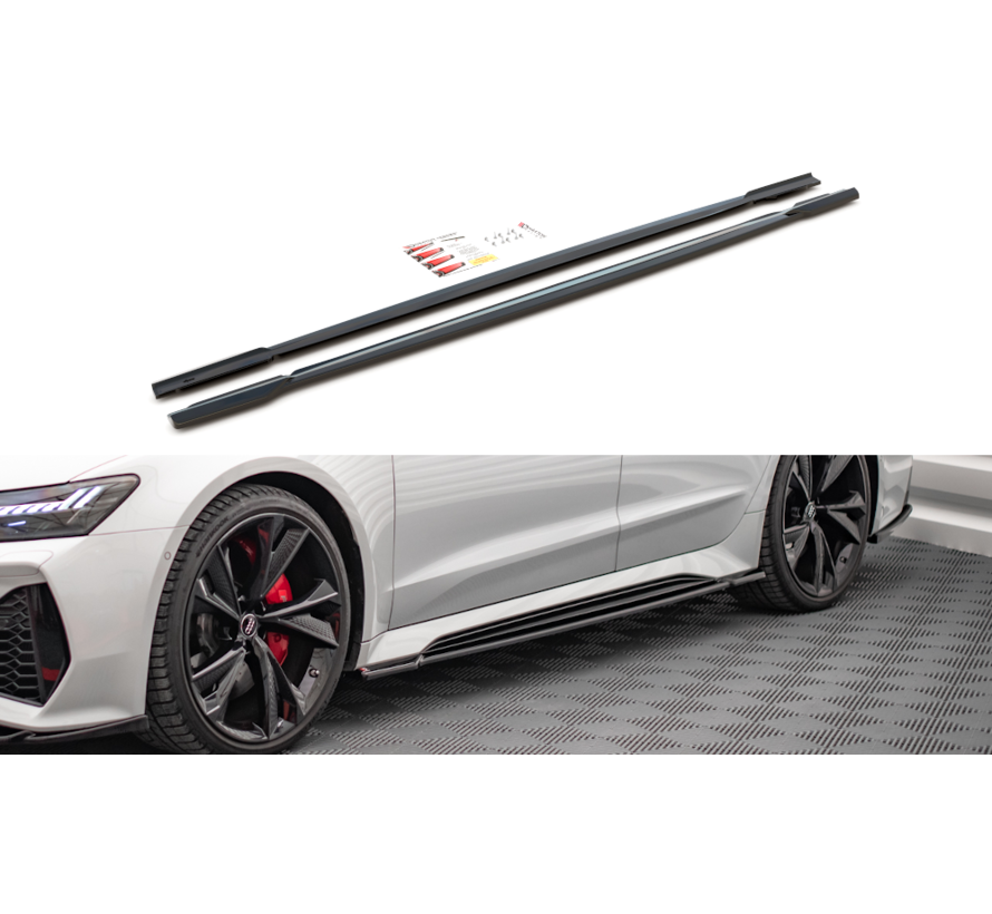 Maxton Design SIDE SKIRTS DIFFUSERS  V.1 Audi RS6 C8