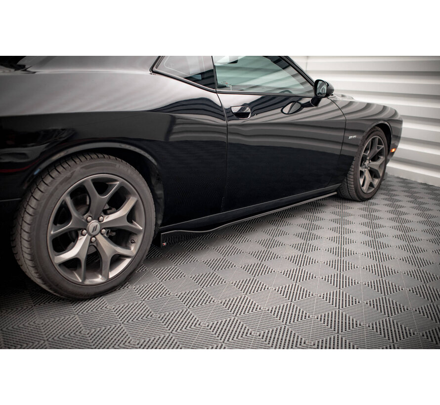 Maxton Design Side Skirts Diffusers Dodge Challenger RT Mk3 Facelift