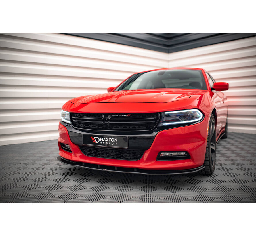 Maxton Design Street Pro Front Splitter Dodge Charger RT Mk7 Facelift