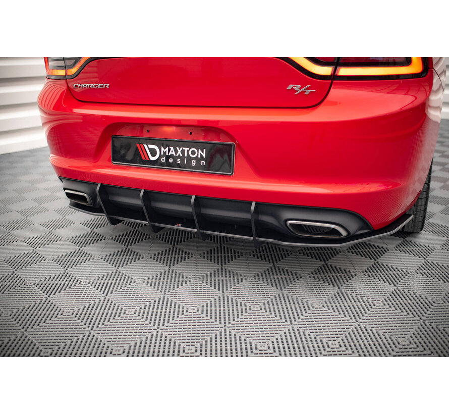 Maxton Design Street Pro Rear Diffuser Dodge Charger RT Mk7 Facelift