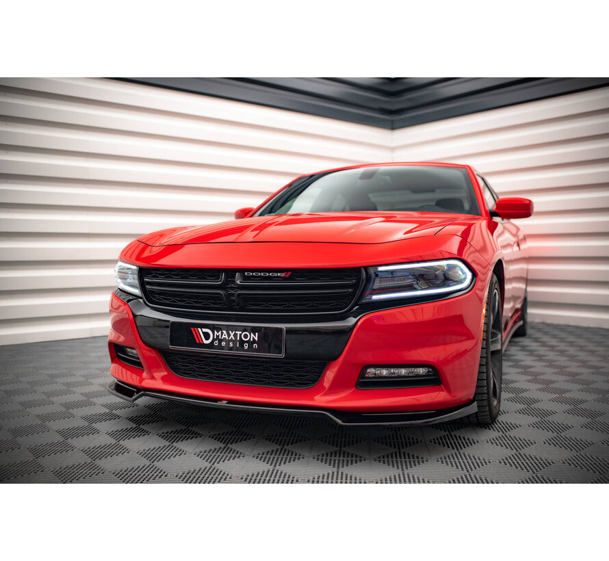 Maxton Design Front Splitter V.2 Dodge Charger RT Mk7 Facelift