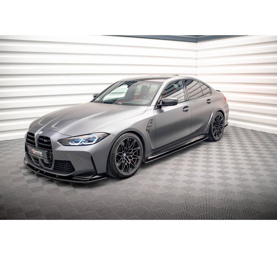 Maxton Design Side Skirts Diffusers V.1 BMW M3 G80