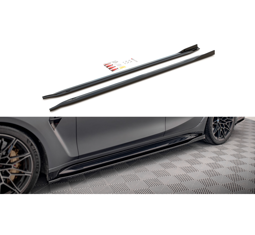 Maxton Design Side Skirts Diffusers V.2 BMW M3 G80