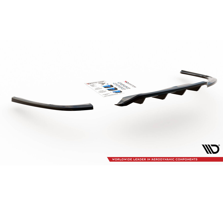 Maxton Design Central Rear Splitter (with vertical bars) Opel Insignia Mk2