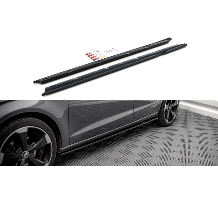 Maxton Design Side Skirts Diffusers Audi A3 Sportback 8V