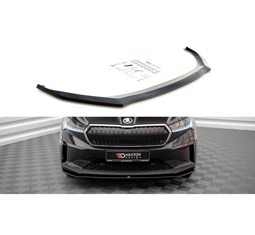 Maxton Design Front Splitter V.1 Skoda Enyaq iV