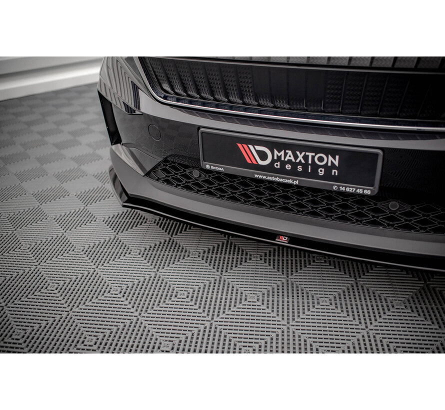 Maxton Design Front Splitter V.1 Skoda Enyaq iV