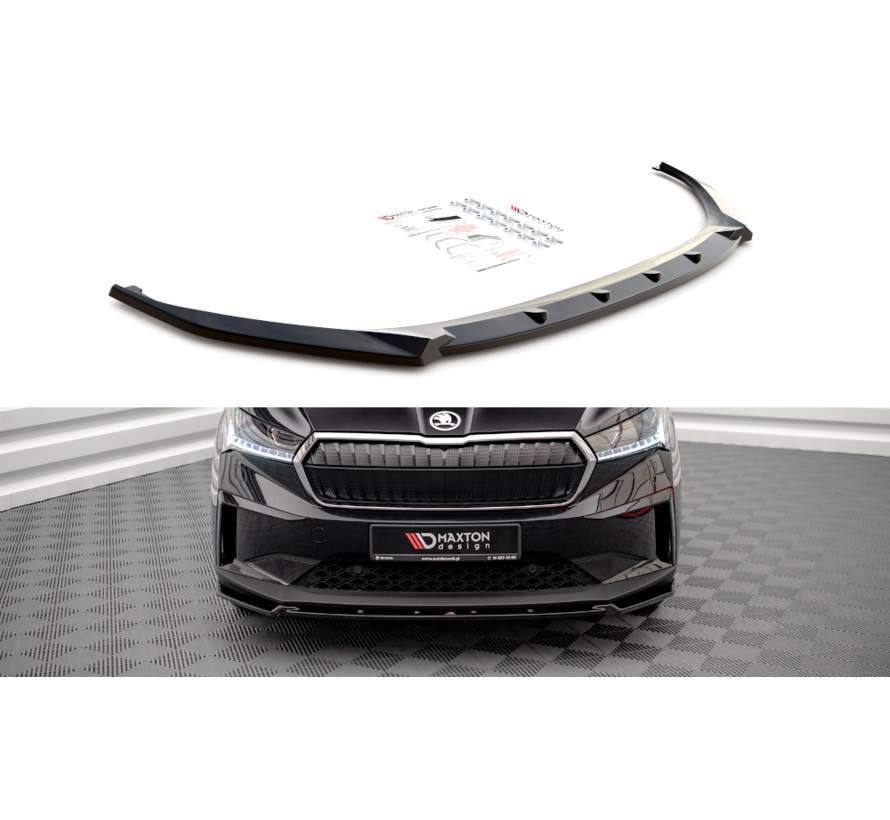 Maxton Design Front Splitter V.2 Skoda Enyaq iV