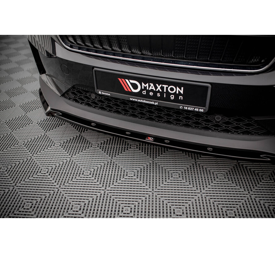 Maxton Design Front Splitter V.2 Skoda Enyaq iV