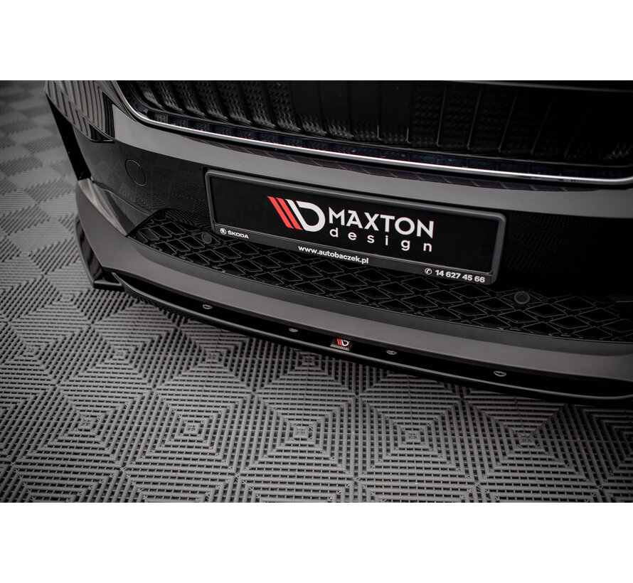 Maxton Design Front Splitter V.3 Skoda Enyaq iV