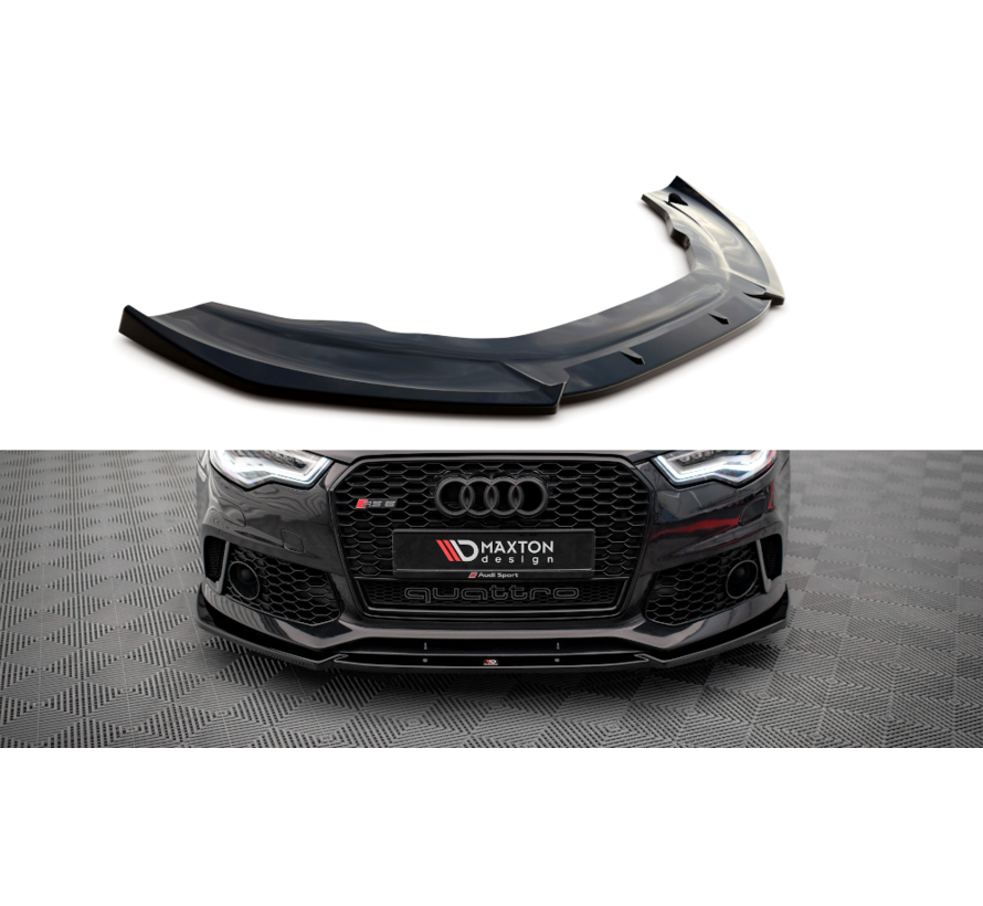 Maxton Design Front Splitter Audi A6 RS6 Look C7