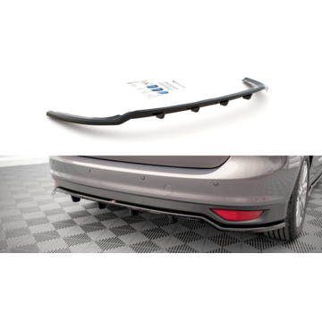 Maxton Design Maxton Design Central Rear Splitter (with vertical bars) Ford C-Max Mk2