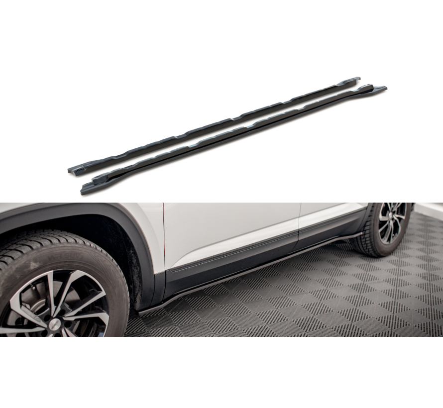 Maxton Design Side Skirts Diffusers Volkswagen Atlas Cross Sport