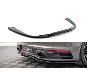 Maxton Design Maxton Design Central Rear Splitter (with vertical bars) Porsche 911 Carrera 4S 992