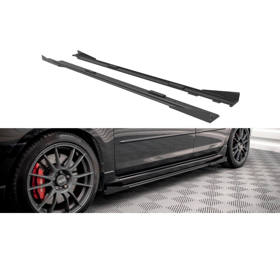 Maxton Design Street Pro Side Skirts Diffusers + Flaps Mazda 3 MPS Mk1