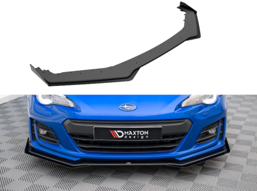 Maxton Design Maxton Design Street Pro Front Splitter V.1 + Flaps Subaru BRZ Mk1 Facelift
