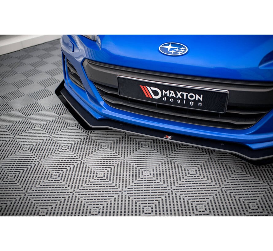 Maxton Design Street Pro Front Splitter V.1 + Flaps Subaru BRZ Mk1 Facelift