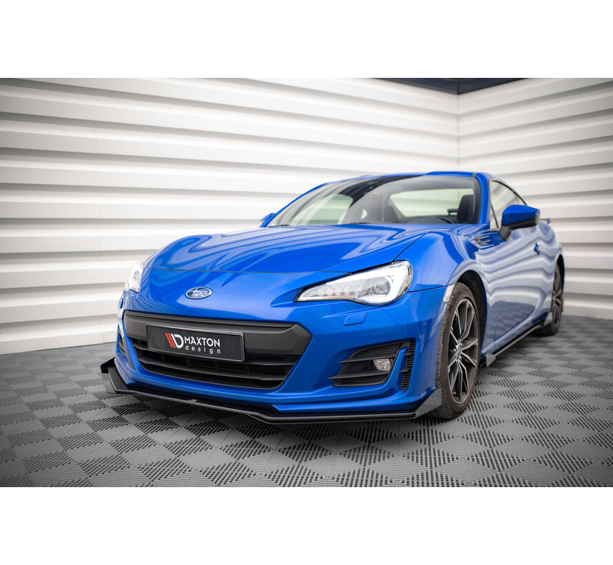 Maxton Design Street Pro Front Splitter V.1 + Flaps Subaru BRZ Mk1 Facelift