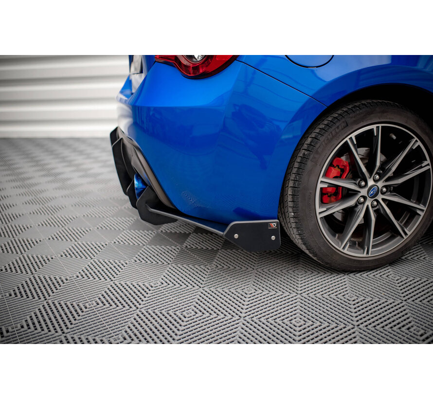 Maxton Design Street Pro Rear Side Splitters Subaru BRZ Mk1 Facelift