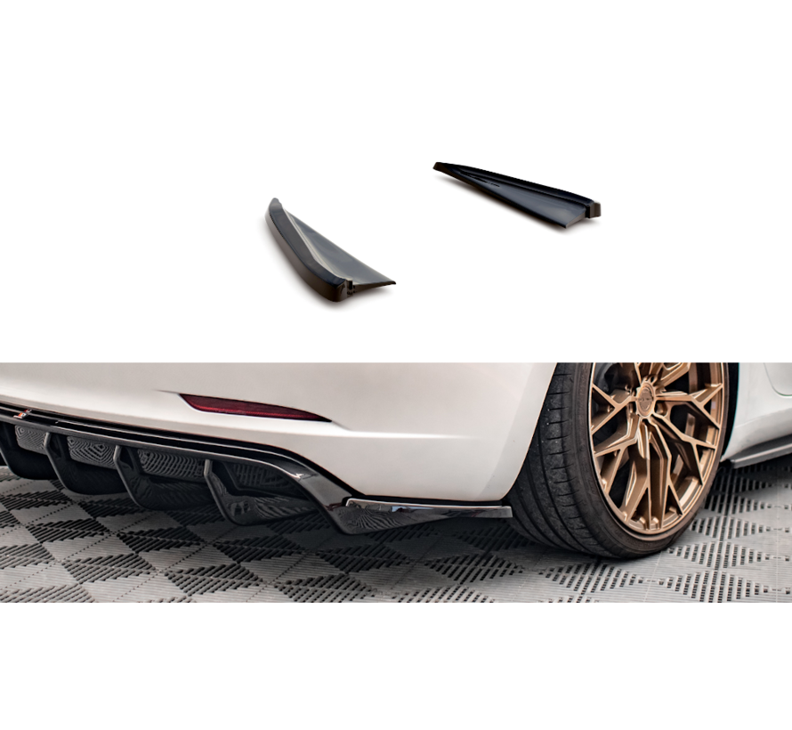 Maxton Design Rear Side Splitters V.2 Tesla Model 3