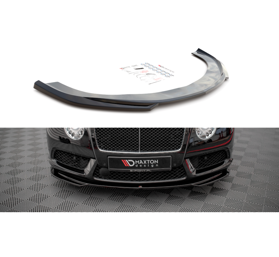 Maxton Design Front Splitter V.2 Bentley Continental GT V8 S Mk2