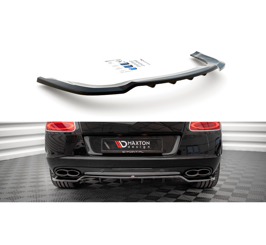 Maxton Design Central Rear Splitter (with vertical bars) Bentley Continental GT V8 S Mk2