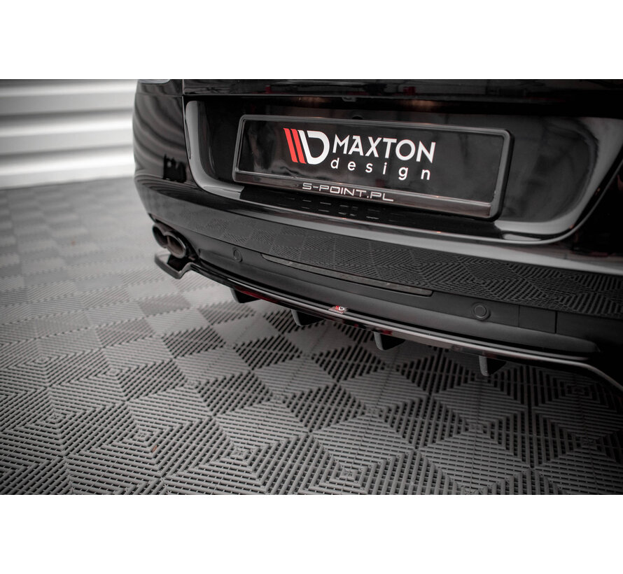 Maxton Design Central Rear Splitter (with vertical bars) Bentley Continental GT V8 S Mk2