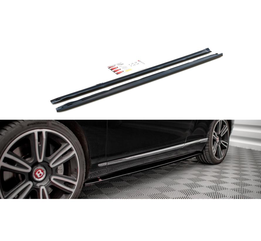 Maxton Design Side Skirts Diffusers Bentley Continental GT V8 S Mk2