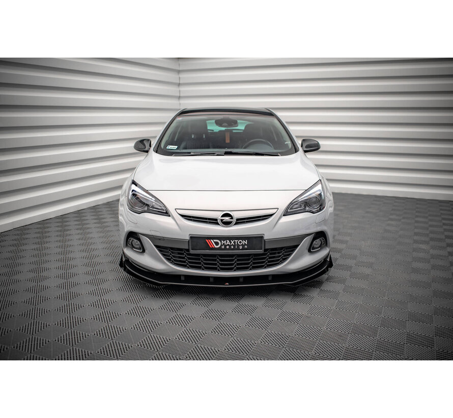 Maxton Design Street Pro Front Splitter V.1 + Flaps Opel Astra GTC OPC-Line J