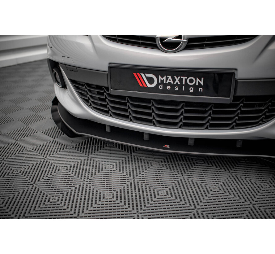 Maxton Design Street Pro Front Splitter V.1 + Flaps Opel Astra GTC OPC-Line J