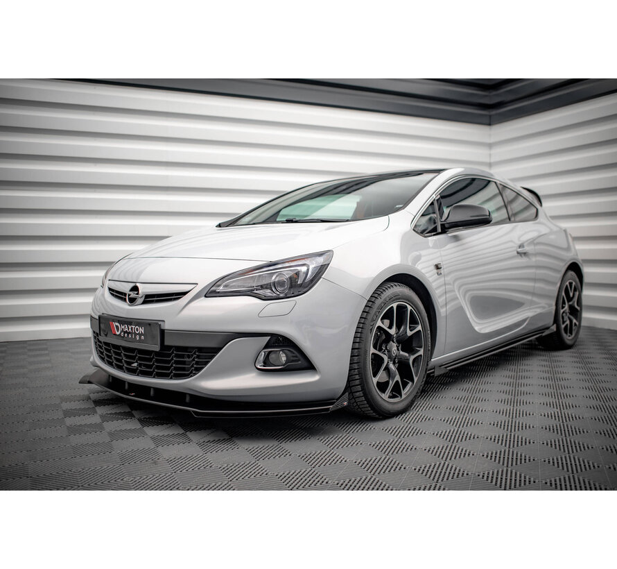 Maxton Design Street Pro Front Splitter V.1 + Flaps Opel Astra GTC OPC-Line J