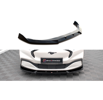 Maxton Design Maxton Design Front Splitter V.1 Ford Mustang Mach-E Mk1