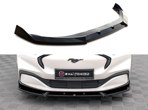 Maxton Design Maxton Design Front Splitter V.1 Ford Mustang Mach-E Mk1