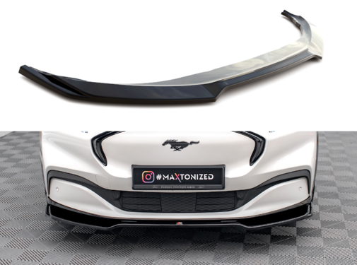 Maxton Design Maxton Design Front Splitter V.2 Ford Mustang Mach-E Mk1