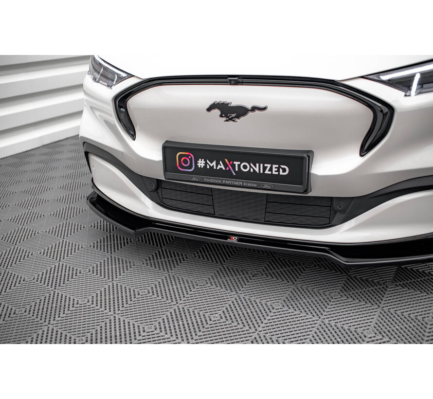 Maxton Design Front Splitter V.2 Ford Mustang Mach-E Mk1