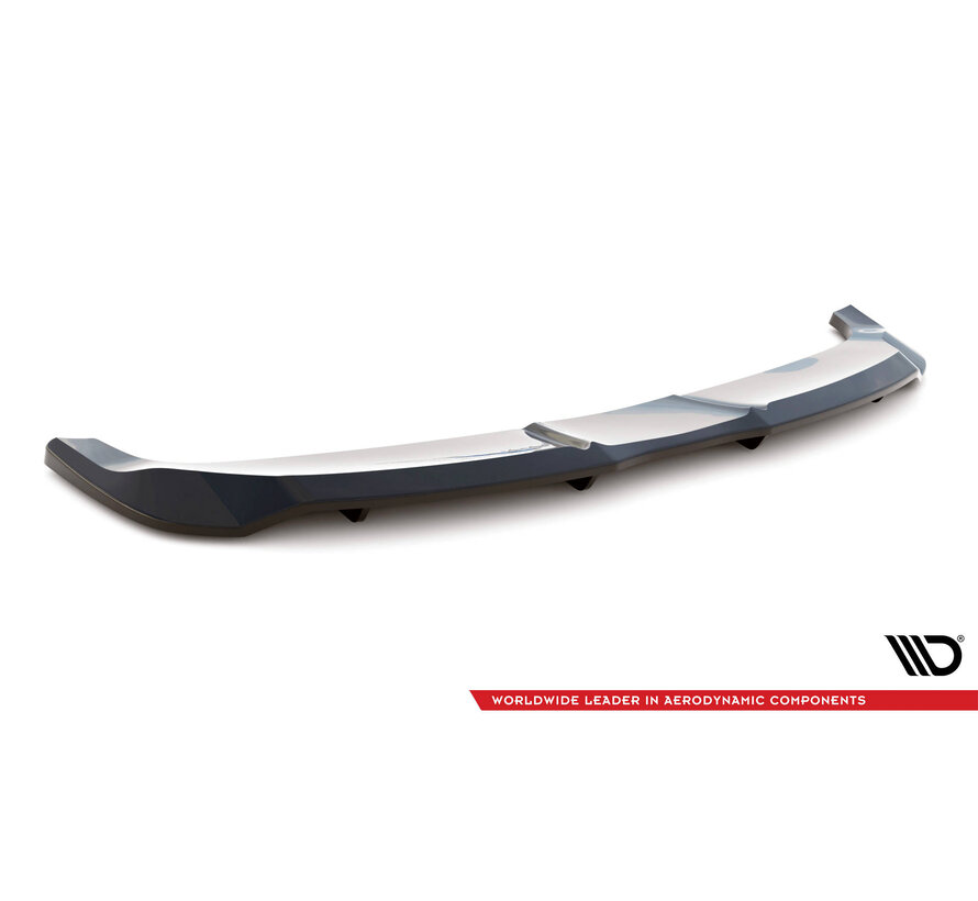 Maxton Design Central Rear Splitter (with vertical bars) Ford Mustang Mach-E Mk1