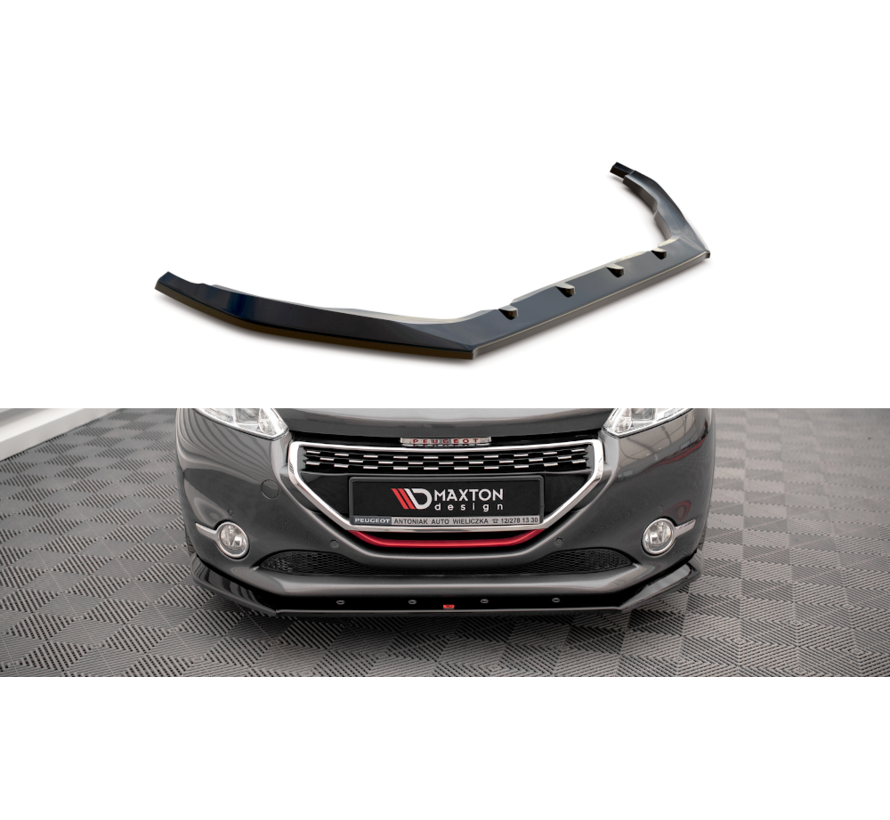 Maxton Design Front Splitter V.1 Peugeot 208 GTi Mk1