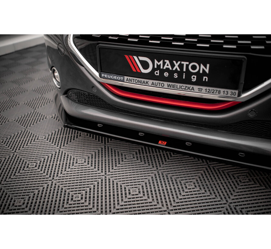 Maxton Design Front Splitter V.1 Peugeot 208 GTi Mk1