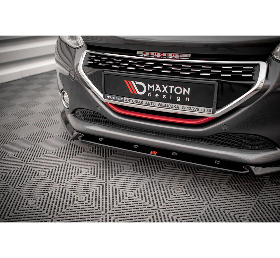 Maxton Design Front Splitter V.2 Peugeot 208 GTi Mk1