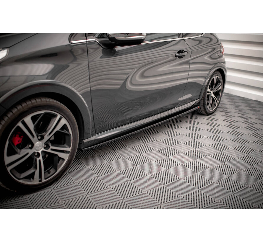 Maxton Design Side Skirts Diffusers Peugeot 208 GTi Mk1