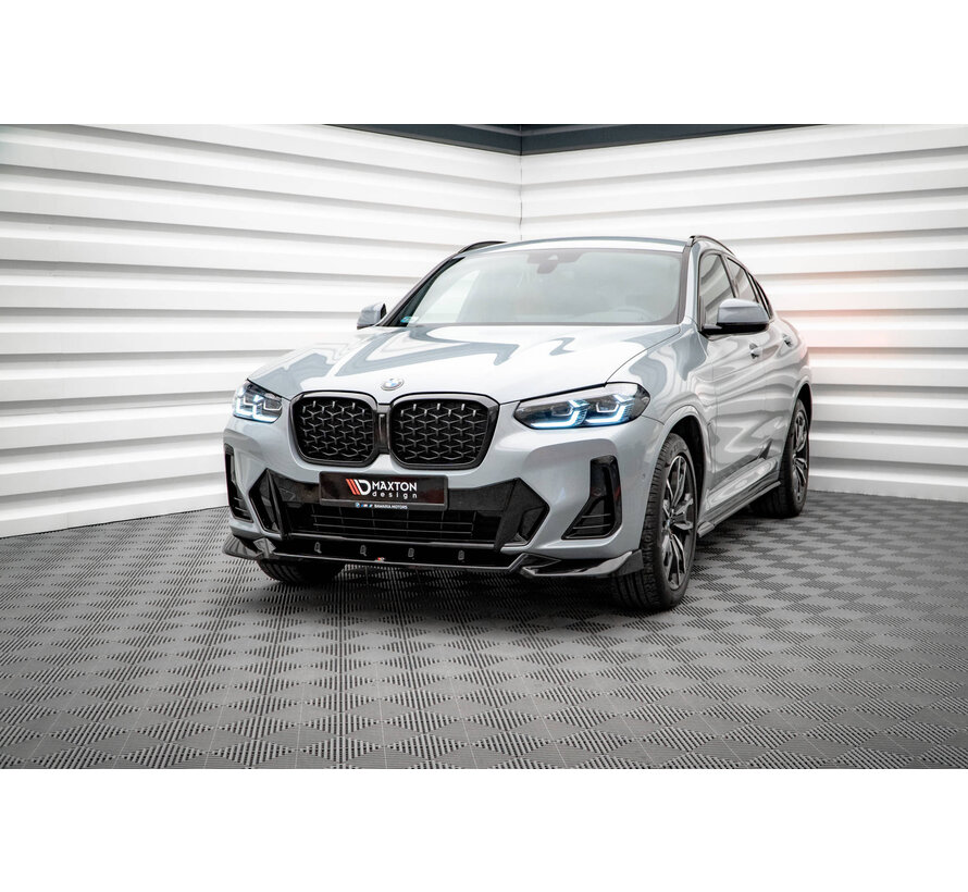 Maxton Design Front Splitter V.2 passend voor BMW X4 M-Pack G02 Facelift