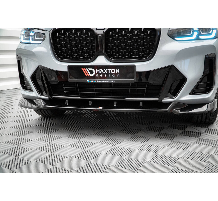 Maxton Design Front Splitter V.2 BMW X4 M-Pack G02 Facelift