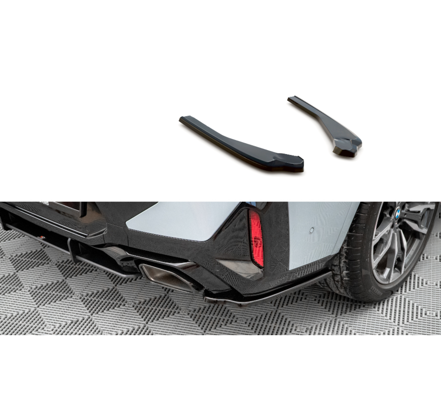 Maxton Design Rear Side Splitters passend voor BMW X4 M-Pack G02 Facelift