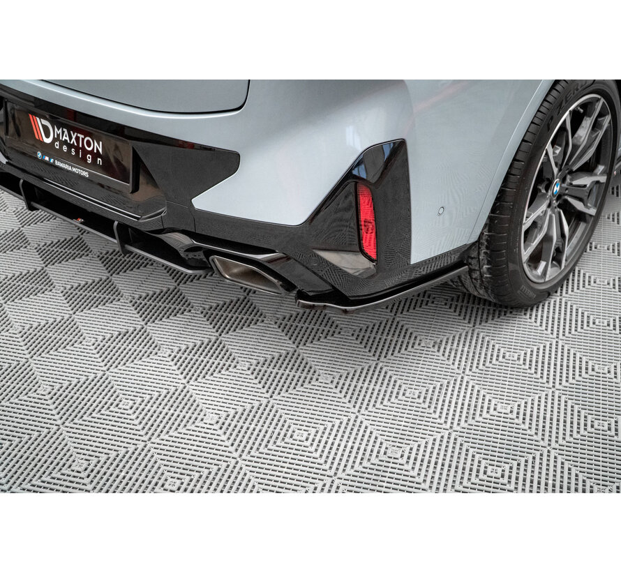 Maxton Design Rear Side Splitters passend voor BMW X4 M-Pack G02 Facelift
