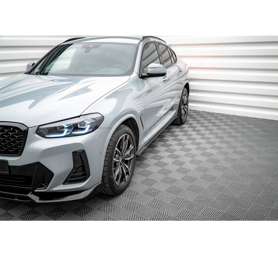 Maxton Design Side Skirts Diffusers BMW X4 M-Pack G02 Facelift