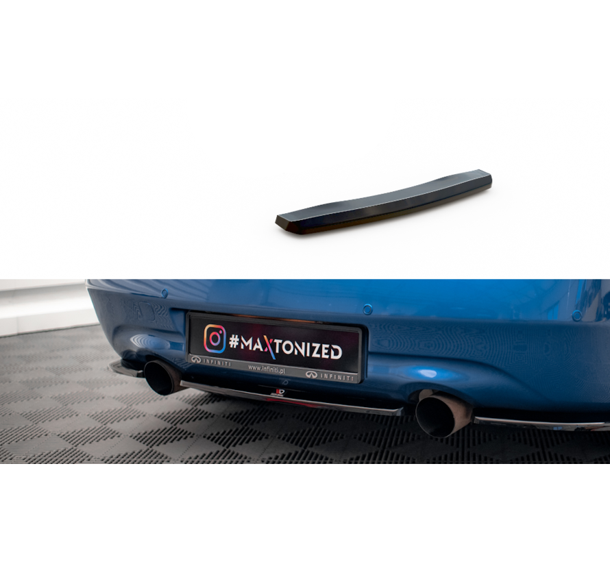 Maxton Design Central Rear Splitter for Infiniti G37 Coupe