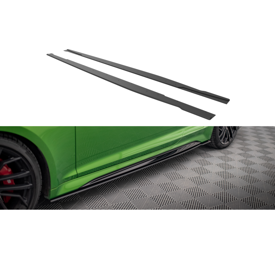 Maxton Design Street Pro Side Skirts Diffusers Audi RS5 Coupe F5 Facelift