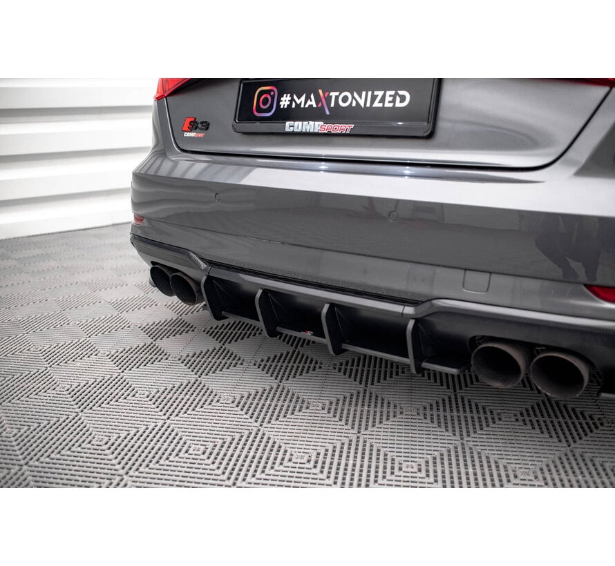 Maxton Design Street Pro Rear Diffuser Audi S3 Sportback 8V Facelift