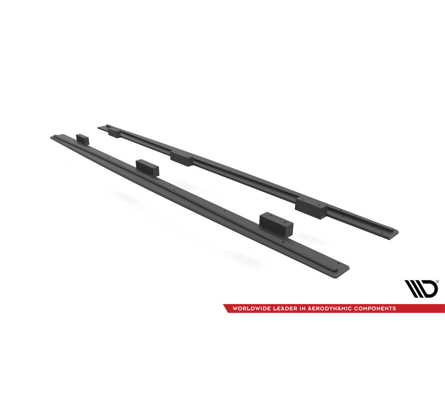 Maxton Design Street Pro Side Skirts Diffusers Audi S3 / A3 S-Line Sportback 8V Facelift